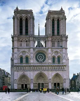 Parisians Prints: Notre Dame Cathedral of Paris. 1163-1345