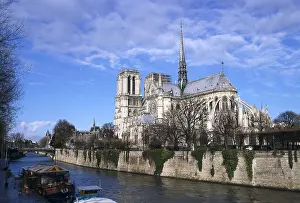 Parisians Prints: Notre Dame Cathedral of Paris. 1163-1345