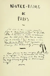 Hugo Prints: Notre-Dame de Paris, (aka The Hunchback of Notre-Dame) by Victor Hugo