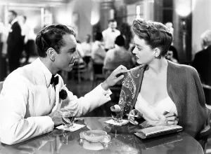 Rhinestones Prints: NOW, VOYAGER, from left, Paul Henreid, Bette Davis, 1942