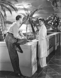 Palm Trees Prints: NOW, VOYAGER, from left, Paul Henreid, Bette Davis, 1942