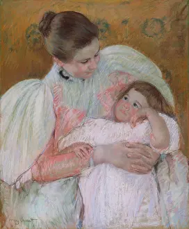 Pastel Prints: Nurse and Child, by Mary Cassatt