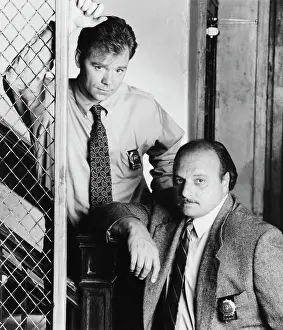: NYPD BLUE, from left, David Caruso, Dennis Franz, 1993-2005 (1993 photo)