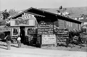Oakland Prints: Oakland, California - Real Estate Office, 1940