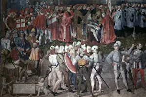 Prelate Prints: Oath of Louis Gonzaga, by Unknown Artist