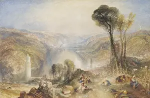 Rhine River Prints: Oberwesel, by Joseph Mallord William Turner