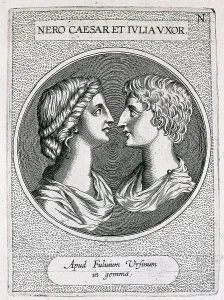 Nero Prints: OCTAVIA (42-62); NERO, Lucius Domitius Nero Claudius (37-68)