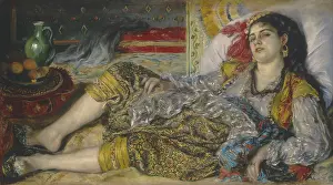 Auguste Prints: Odalisque, by Auguste Renoir, 1870