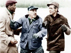 Belafonte Prints: ODDS AGAINST TOMORROW, from left: Harry Belafonte, Ed Begley, Robert Ryan, 1959