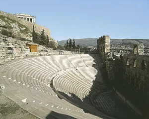 The Acropolis Prints: Odeon of Herodus Atticus. ca. 161 BC