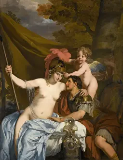 Nymph Prints: Odysseus and Calypso, by Gerard de Lairesse, 1680, Dutch painting, oil on canvas