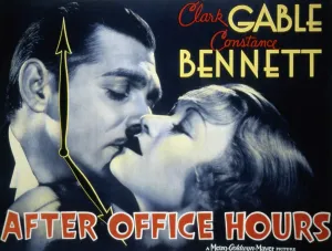 Constance Prints: AFTER OFFICE HOURS, Clark Gable, Constance Bennett, 1935