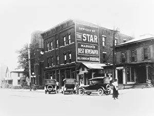 Parked Cars Prints: Office of THE MARION STAR, Warren G