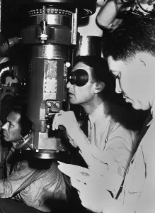 Control Room Prints: Officers in the conning tower of U