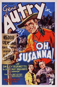 1936 Movies Prints: OH, SUSANNA!, US poster, top: Gene Autry; bottom: Frances Grant, Gene Autry, 1936