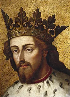 James I The Conqueror 1208 1276 Prints: Oil on canvas. AISA/Everett Collection**US SALES ONLY**