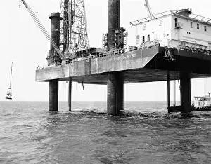 Wells Prints: Oil platform operating in the Gulf of Mexico west of Punta Gorda