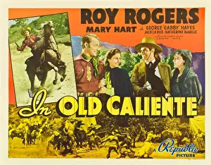 Hart Prints: IN OLD CALIENTE, inset: Roy Rogers