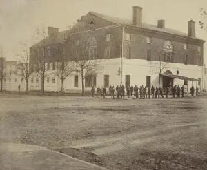 Troops Prints: Old Capitol prison, Washington, D