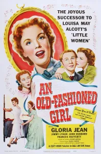 Images Dated 3rd February 2014: AN OLD-FASHIONED GIRL, from left: Gloria Jean, Jimmy Lydon on poster art, 1949