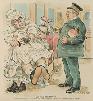 Democratic Prints: AN OLD IMPOSTION, PUCK Magazine, Nov