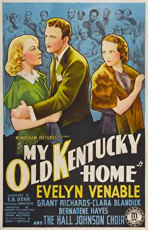 Evelyn Prints: MY OLD KENTUCKY HOME, from left: Clara Blandick, Grant Richards, Evelyn Venable, 1938