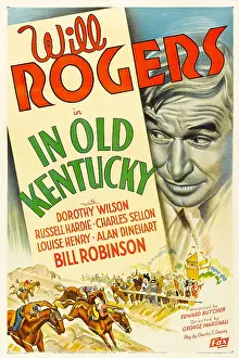 Horse Race Prints: IN OLD KENTUCKY, Will Rogers, 1935