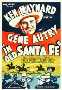 2014 Prints: IN OLD SANTA FE, US poster art, Gene Autry, 1934