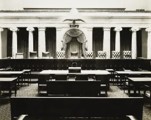 Supreme Court Prints: Old Senate Chamber was used by the Supreme Court from 1860 until 1935