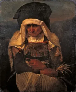 Spikes Prints: Old Woman from Cervara (Vecchia di Cervara)