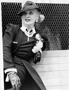 1930s Candid Prints: Olga Baclanova, aboard the Ile de France on her way to England, August 13, 1936