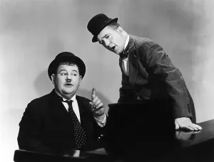 Finger Pointing Prints: OLIVER HARDY, STAN LAUREL [Laurel and Hardy]