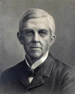 Poetry Prints: Oliver Wendell Holmes, Sr. (1809-94) was an influential American writer and poet