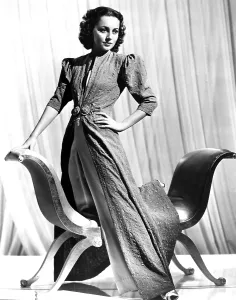 Negligee Prints: Olivia De Havilland, 1938
