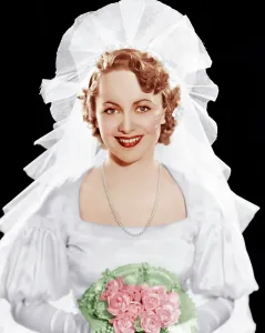 Wedding Dress Prints: Olivia de Havilland, ca. 1935