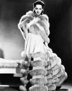Fur Trim Prints: Olivia de Havilland, ca. 1940