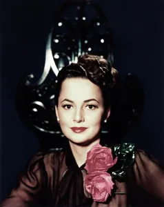 Corsage Prints: Olivia de Havilland, ca. mid-1940s