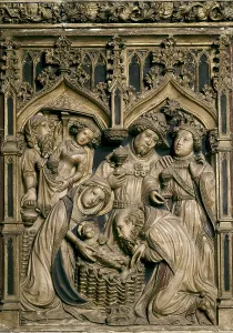 Osona Prints: OLLERPere (15th century). Altarpiece of Saint Mary and Saint Peter