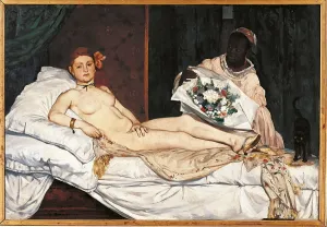 Bouquet Prints: Olympia, by Edouard Manet, 1863