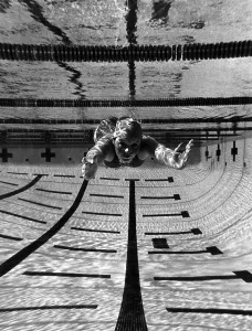 Swimming Pool Prints: Olympian Shirley Babashoff, 1976. Courtesy: CSU Archives/Everett Collection