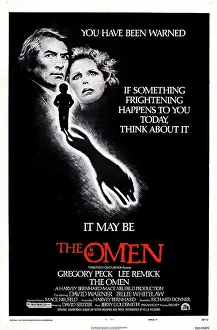 Peck Prints: THE OMEN, US poster art, from left
