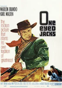 Ammo Belt Prints: ONE-EYED JACKS, Marlon Brando on poster art, 1961