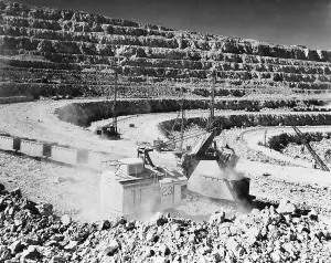 Steam Power Prints: Open pit copper mine at Chuquicamata