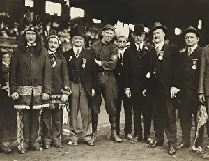 Fitzgerald Prints: Opening day of the 1914 World Series in Boston, at the end of the Braves Miracle Season