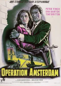 French Poster Prints: OPERATION AMSTERDAM, French poster art