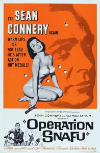 Connery Prints: OPERATION SNAFU, top right: Sean Connery on poster art, 1961