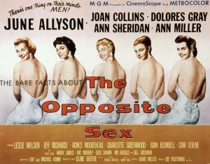 Gray Prints: THE OPPOSITE SEX, June Allyson, Joan Collins, Dolores Gray, Ann Sheridan, Ann Miller, 1956