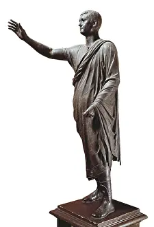 Bronze Prints: Orator or Arringatore. 90 BC. Representation of Aulus Metellus