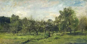 Sunshine Prints: Orchard, by Charles Franois Daubigny, c