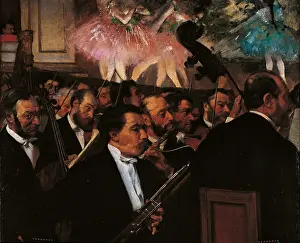 Amusement Prints: The Orchestra of the Opera, by Edgar Degas